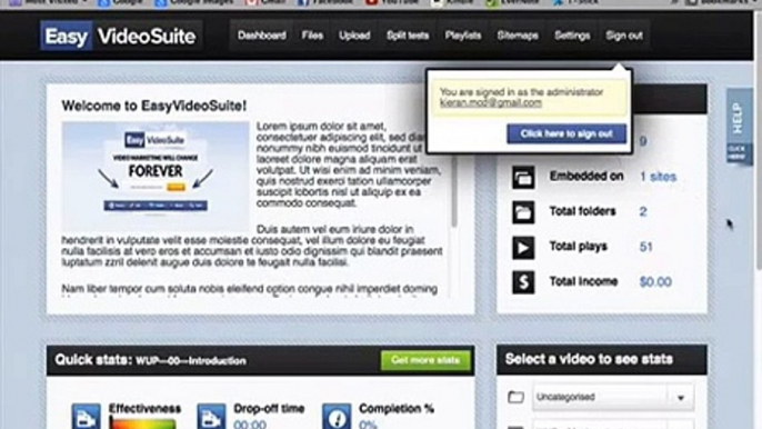 Easy Video Suite Review Part 3 Video Analytics Web Based Dashboard Overview