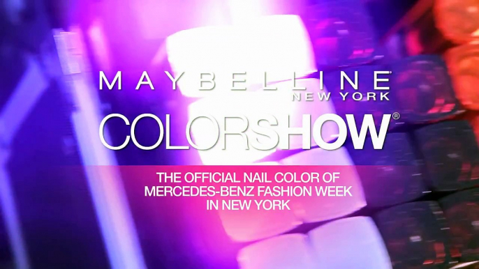 How to Create Dripping Paint Graffiti Nail Art - New York Fashion Week Trends Maybelline