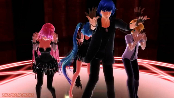 MMD Halloween Miku,Kaito,Gakupo,Len,Rin,Luka,Gumi,Neru,Teto,Haku   Bad ~ End ~ Night