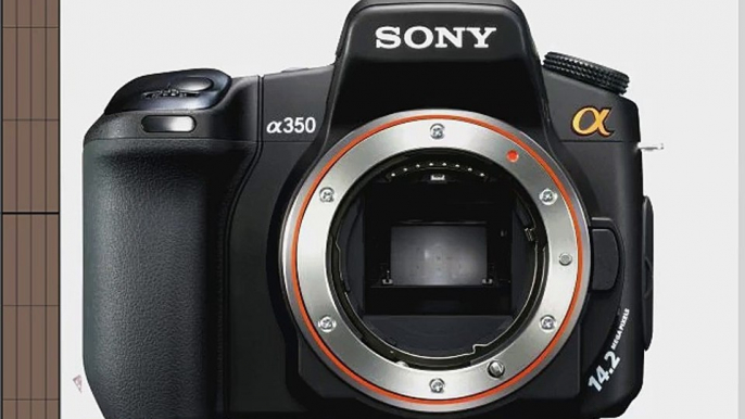 Sony Alpha DSLRA350 14.2MP Digital SLR Camera with Super SteadyShot Image Stabilization (Body