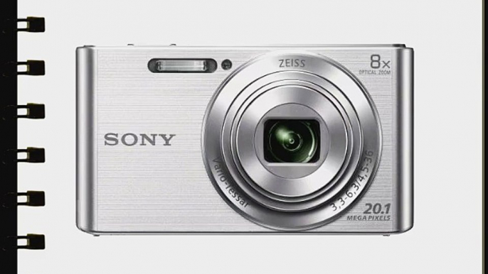 Sony DSCW830 20.1 MP Digital Camera with 2.7-Inch LCD (Silver)