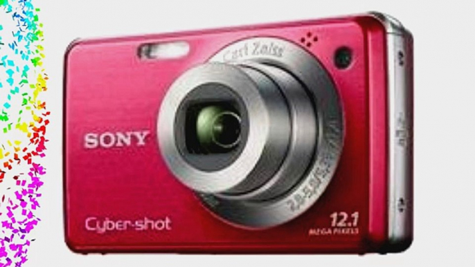 Sony Cybershot DSC-W190 12.1MP Digital Camera with 3x Super Steady Shot Stabilized Zoom and