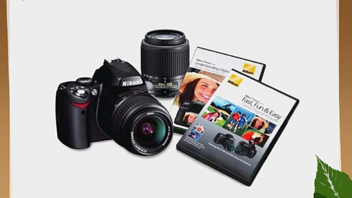 Nikon D40 6.1MP Digital SLR Camera with 18-55mm f/3.5-5.6G ED II AF-S DX and 55-200mm f/4.5-5.6G