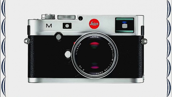 Leica 10771 M 24MP RangeFinder Camera with 3-Inch TFT LCD Screen - Body Only (Silver/Black)