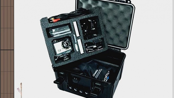 Go Professional Pro Watertight Rugged Case for HD GoPro Camera Fits - Hero 2 Hero 3 Hero 3