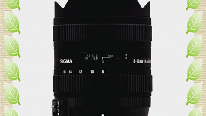 Sigma 8-16mm f/4.5-5.6 DC HSM FLD AF Ultra Wide Zoom Lens for APS-C sized Pentax Digital DSLR