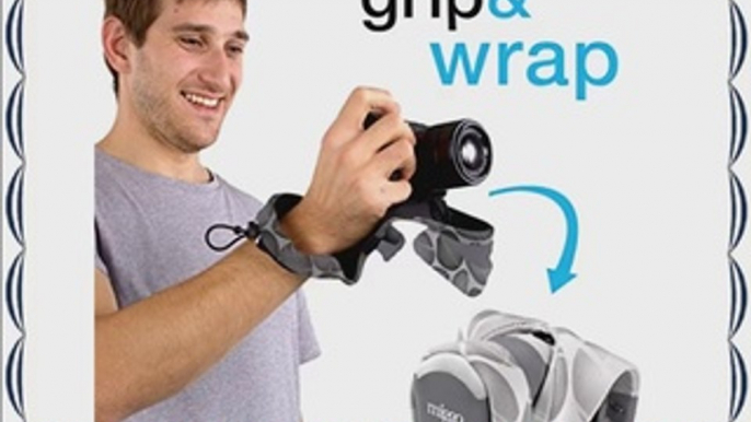 Mymiggo Grip and Wrap For CSC Cameras Grey Pebble Road Camera Strap And Padded Case