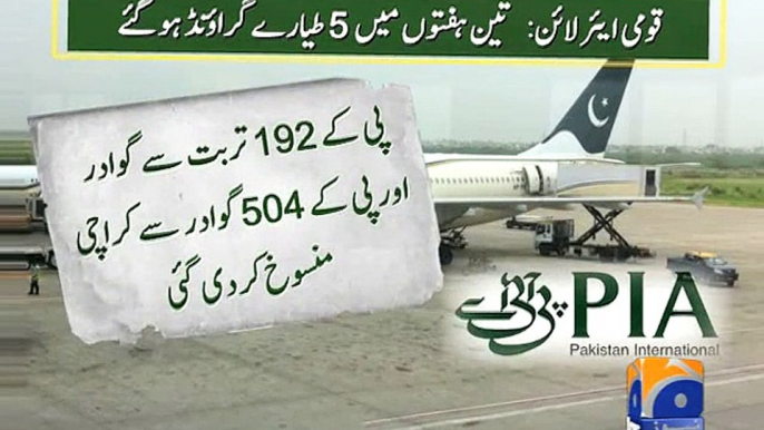 Five PIA aircraft grounded in three weeks.-Geo Reports-01 Feb 2015