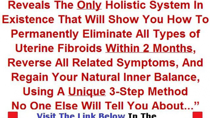 Fibroids Miracle Review MUST WATCH BEFORE BUY Bonus + Discount