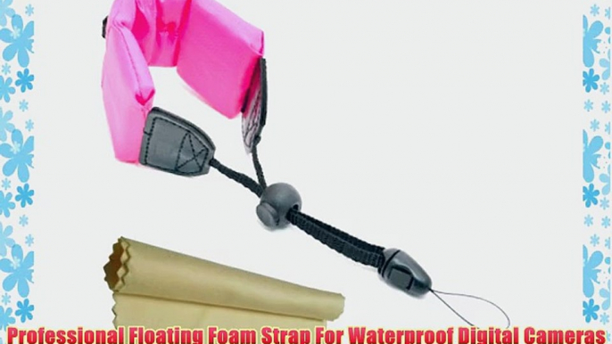 Professional Floating Foam Strap For Waterproof Digital Cameras Underwater Shooting Purple