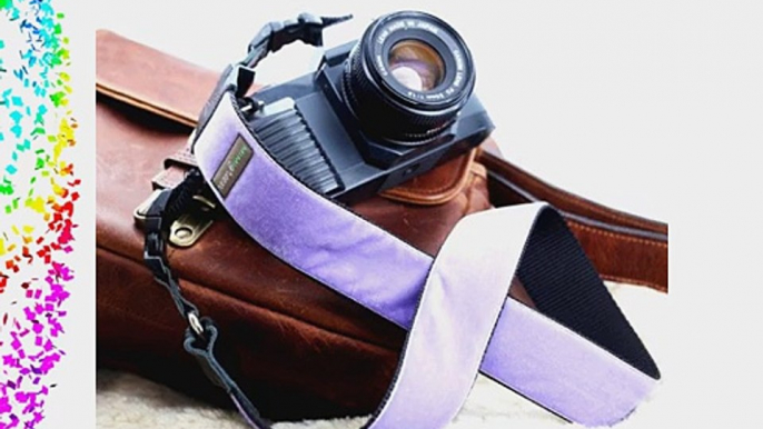 Mimi Green 'Violet' Velvet DSLR Camera Strap