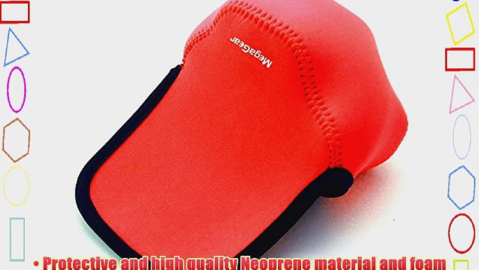 MegaGear ''Ultra Light'' Neoprene Camera Case Bag for Nikon V3 with 10-30 Lens (Red)