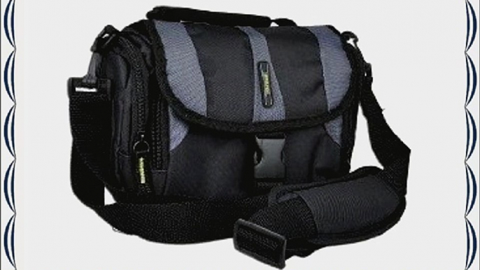 Targus TVT009US Nylon Water-Resistant Camera Bag w/Shoulder Strap (Black/Gray)