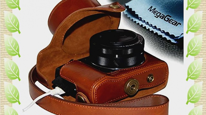 MegaGear Ever Ready Protective Leather Camera Case Bag for Case for Canon PowerShot G1X Mark