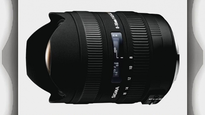 Sigma 8-16mm f/4.5-5.6 DC HSM FLD AF Ultra Wide Zoom Lens for APS-C sized Sony Digital DSLR