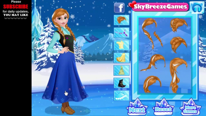 Dress up games - Frozen Princess Anna and Kristoff`s Date dress up game