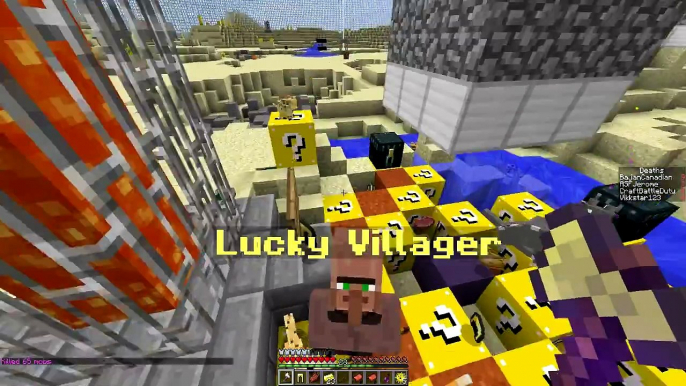 LUCKY BLOCKS DESERT BATTLE ARENA MOD CHALLENGE - MINECRAFT MODDED MINI-GAME!