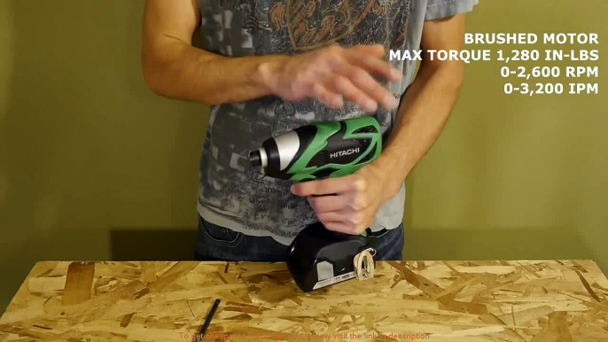 Hitachi Lithium Ion 18V Impact Driver WH18DSAL Review