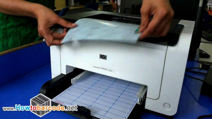 Steps of Printing barcode Labels on different sheets