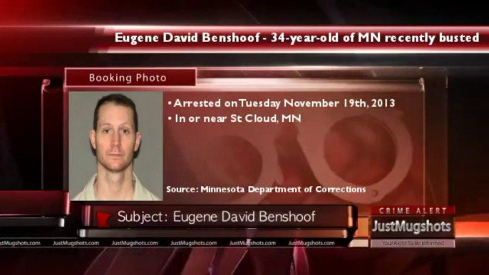 News Clip 1: Geno Benshoof ARREST 11/19/2013 (Nora "Molly Holly" Greenwald's husband) (COPY 1)