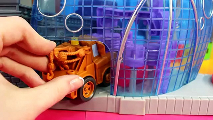 Disney Pixar Cars Imaginext Tokyo & Villian Playset & Grem Acer & Spy Camera Lightning McQueen Mater