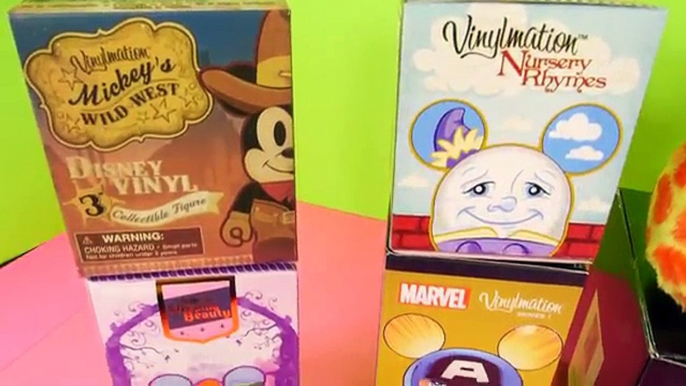 Disney Vinylmations Super Unboxing Videos Sleeping Beauty Mickey Mouse Marvel Star Wars DCTC