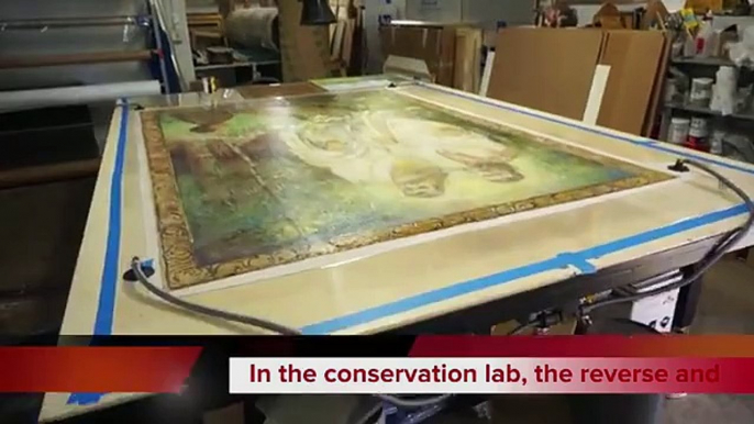 Mural Removal, Art Conservation, Mural Reinstallation Minerva Teichert, LDS Art, Mormon Art