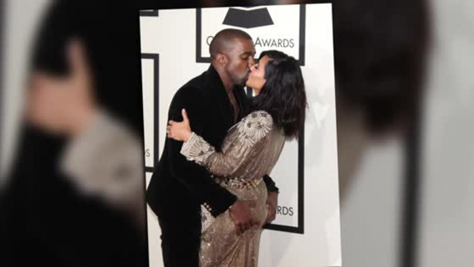 Kim Kardashian And Kanye West's Hot Grammy's PDA