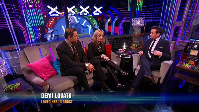 Demi Lovato and David Walliams compare notes on Simon Semi Final 3 Britains Got Talent 2013