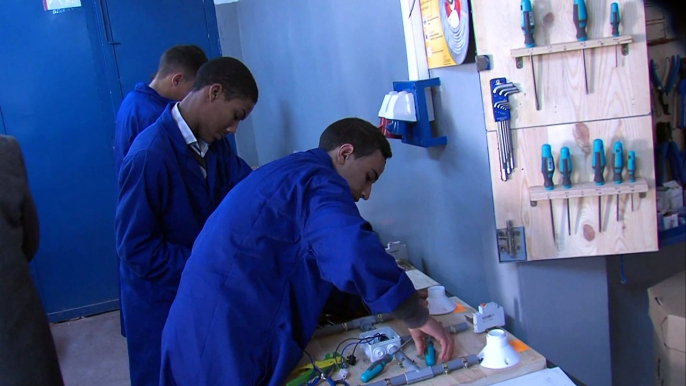 Casablanca : Inauguration du Centre de Formation par Apprentissage des métiers de l'électricité de Mkanssa