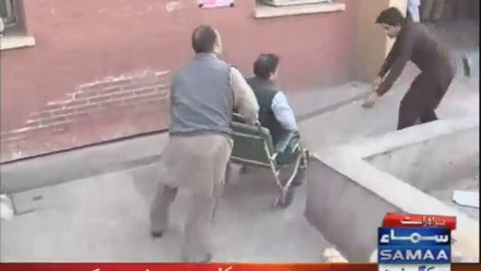 Peshawar Attack injured being treated on Hayatabad Medical Complex