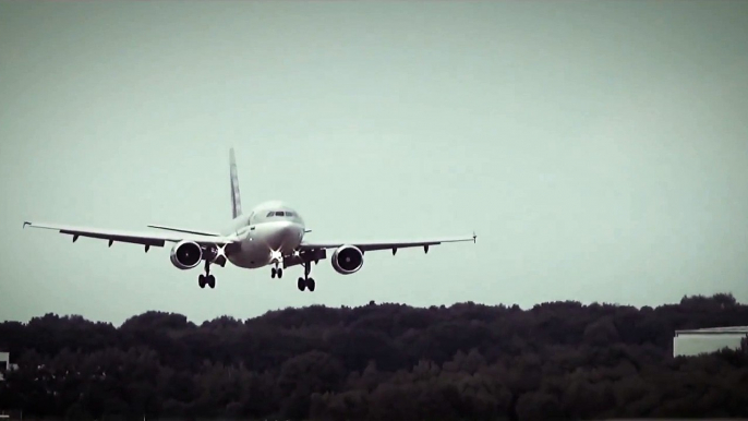 Qatar Amiri Flight   VIP Airbus A310   Landing at Hamburg Finkenwerder (Hamburg plant of Airbus) Airport