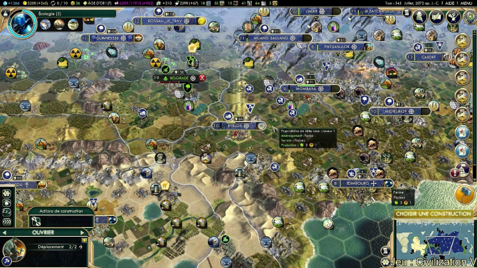 LIve Civilization V du 16-02 pt1 (REPLAY)