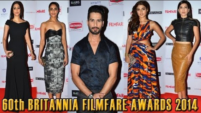 Bollywood Celebs @ Red Carpet Of 60th Britannia Filmfare Awards