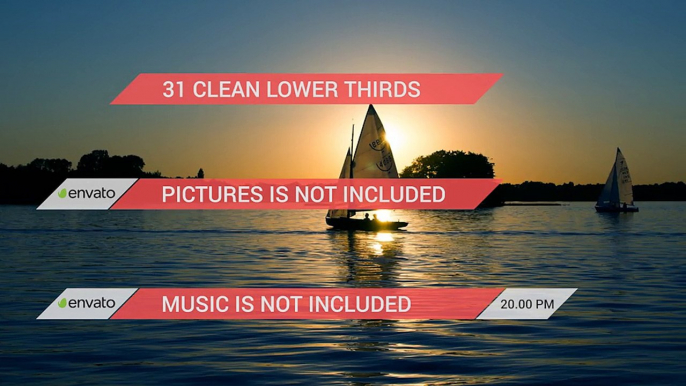 After Effects Project Files - 31 Animated Lower Thirds - VideoHive 10272310