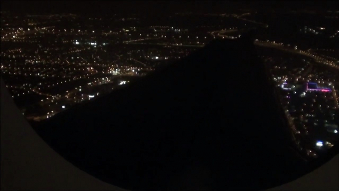 Finnair Airbus A319-100 Onboard/Night Landing To Tel Aviv-Yafo/Ben Gurion Airport HD