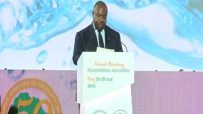 Discours du Président à l'ouverture des Assemblées Annuelles de la BAD