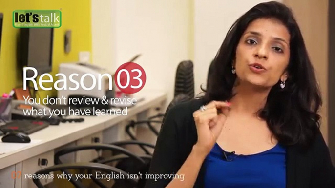 07 reasons - Why your English speaking isn't improving - Spoken English tips - serving with learning