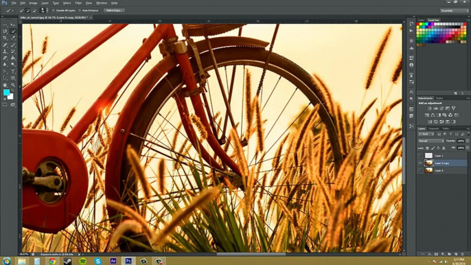 ---Photoshop CS6 Tutorial - 34 - Quick Selection Tool