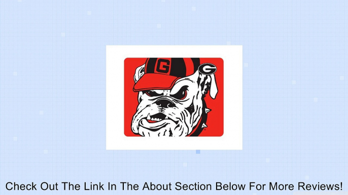 NCAA Georgia Bulldogs White Bulldog Mascot Full Color Print Deskpad Review