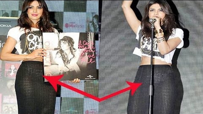 Oops!! Naughty Gal Priyanka Chopra's Exposing Her Inner Wear