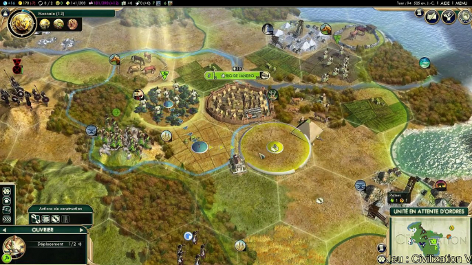 Civilization V live du 23/02 (REPLAY)