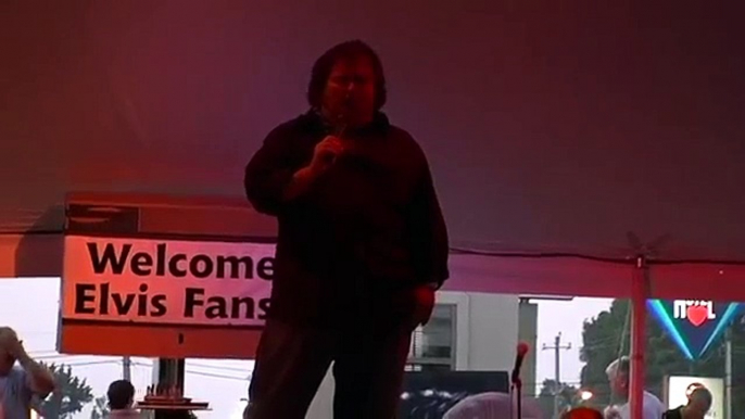 Bryan Clark sings SHE THINKS I STILL CARE at Elvis Week 2007 ELVIS PRESLEY song video