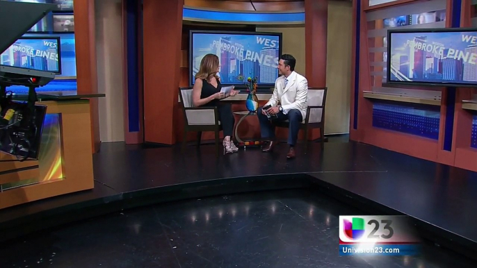 FERNANDO COLUNGA en "Al Amanecer" por Univisión invitación "Osbcuro Total" Miami