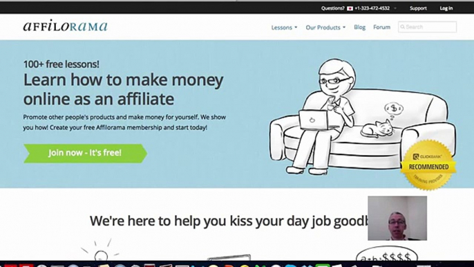 Affilorama Review   Affilorama teaches how to get started with Affiliate Marketing