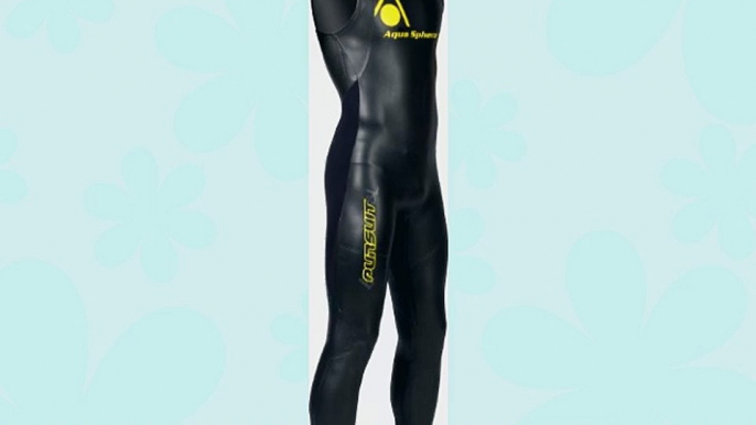 Aqua Sphere Powered Pursuit Universal Sleeveless Wet Suit Black/Yellow XX-Large