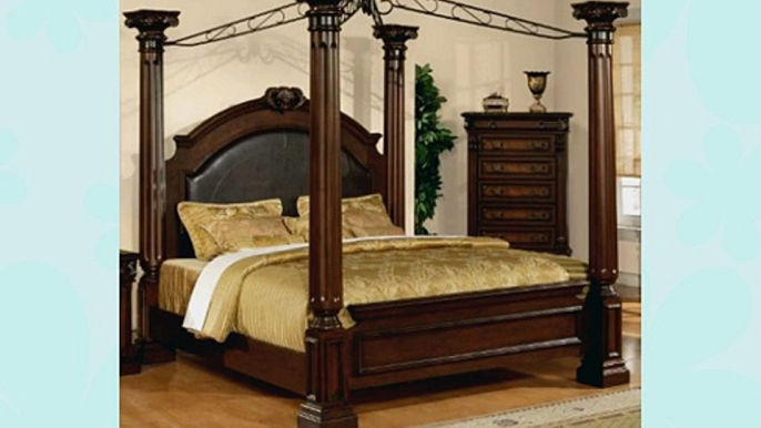 Yuan Tai Juliet Poster Canopy Bed Queen