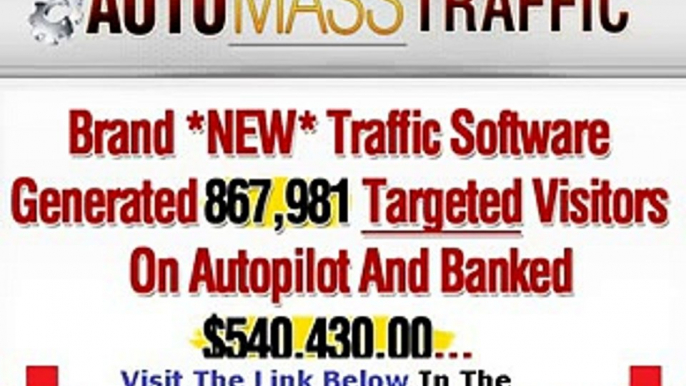 50% Off Auto Mass Traffic Bonus + Discount