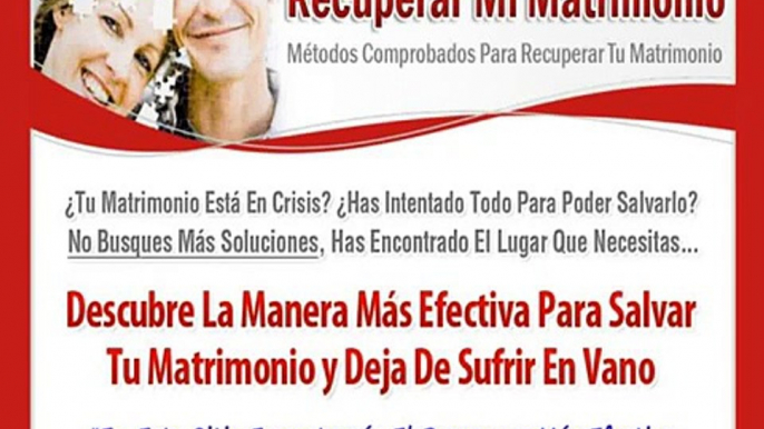 Recuperar Mi Matrimonio