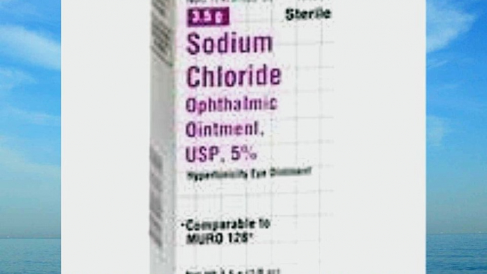 Sodium Chloride 5% Ophthalmic Ointment 0.12 oz (3.5 gm) (Pack of 3)